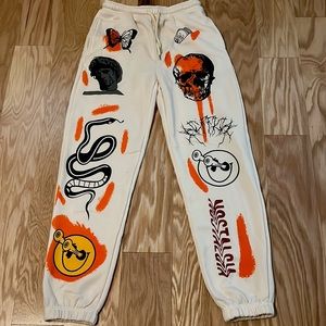 Graphic sweatpants